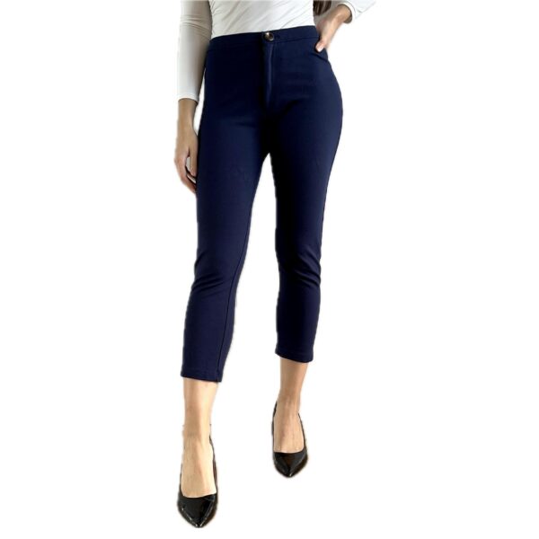 Calzas capri azul